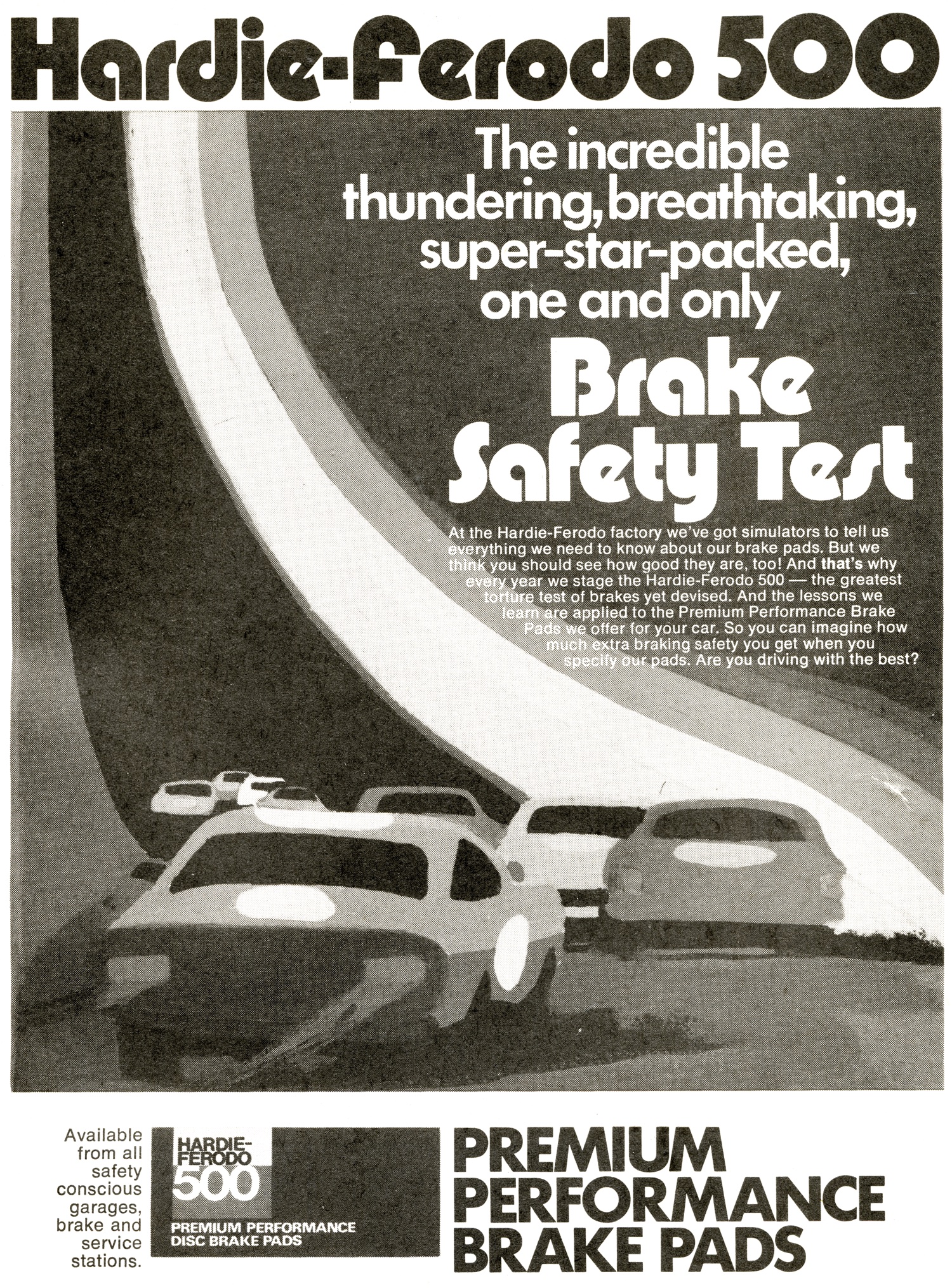 1972 Hardie-Ferodo Performance Brake Pads